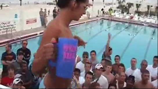 Strip contest at spring break
