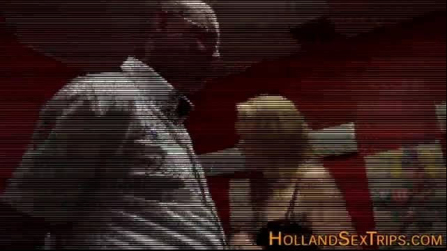 Real hooker sucks dick